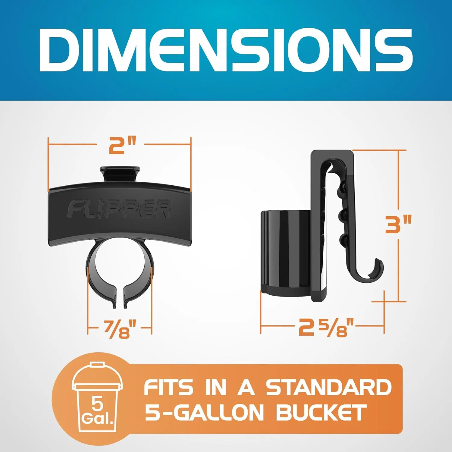 DeepSee Flipper Bucket Buddy hinkhållare vattenbyte