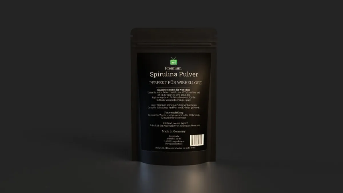GarnelenTv Premium spirulinapulver räkfoder 25 g