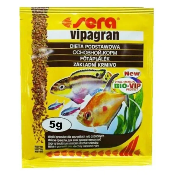 Sera Vipagran granulat fiskfoder 5 g sjunkande