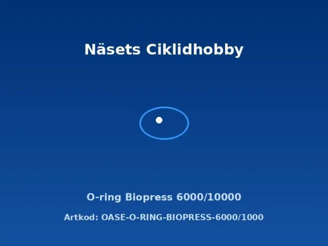 Näsets Ciklidhobby Biopress 6000/10000 O-ring reservdel