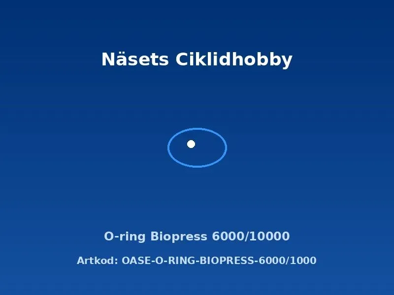 Näsets Ciklidhobby Biopress 6000/10000 O-ring reservdel