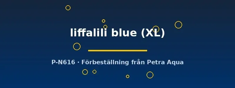 Näsets Ciklidhobby Hemichromis liffalili juvelciklid XL blå