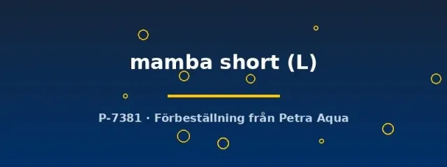 Näsets Betta mamba short kampfisk hane L mörk