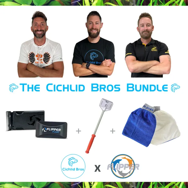 Flipper Cichlid Bros Bundle akvariekit 3-delar sötvatten