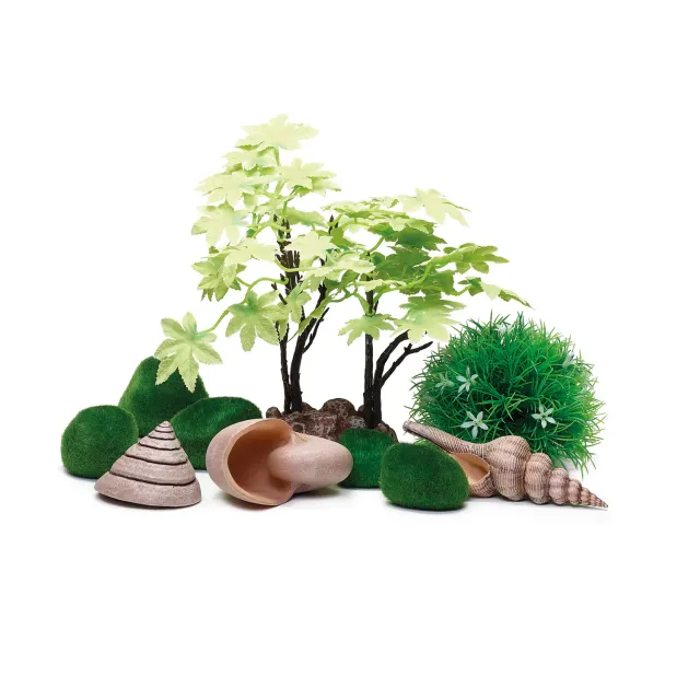 biOrb Summer Décor Set akvariedekor 15 L grön