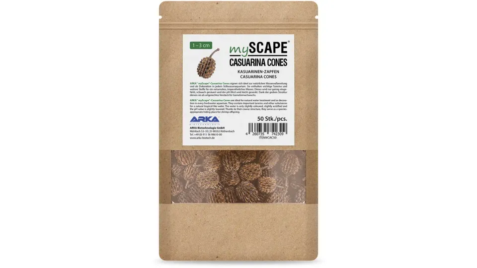 ARKA myScape Casuarina Cones 50-pack kottar svartvatten