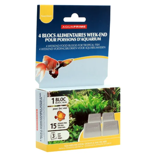 Näsets Ciklidhobby Weekendfoder foderblock 4-pack
