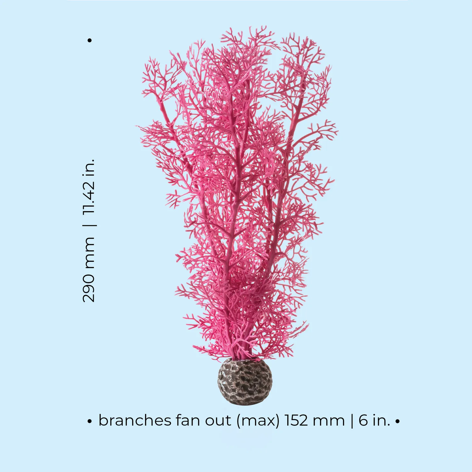 biOrb Medium Sea Fan växt akvarium rosa 290 mm