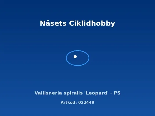 Näsets Ciklidhobby Vallisneria Leopard akvarieväxt spiralis PS
