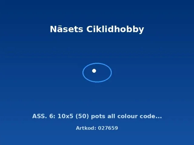 Näsets Ciklidhobby ASS. 6 akvarieväxter 50-pack krukor