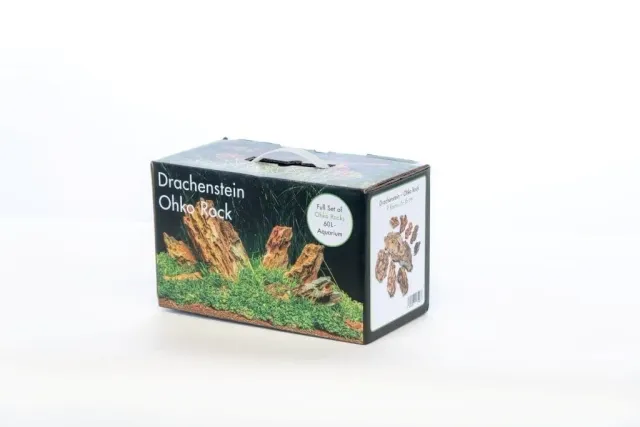 AQUADECO Rock-Box Dragon stone akvariesten 60L 9 stenar