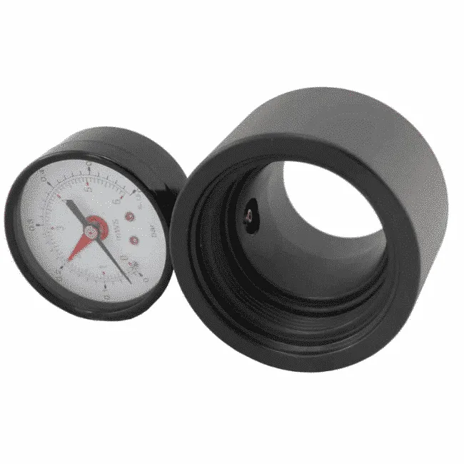Näsets Manometer 2 koppling tryckmätare 0,1–0,6 bar
