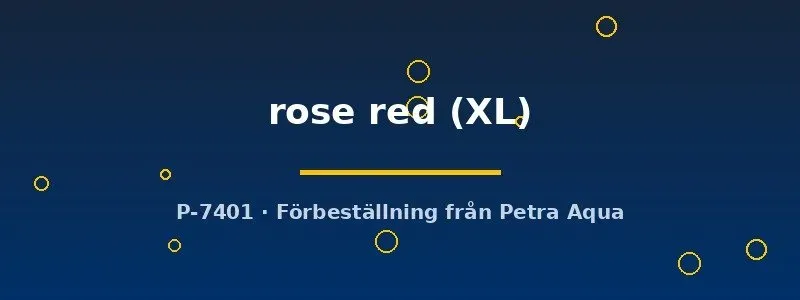 Betta splendens rose red kampfisk hane XL röd