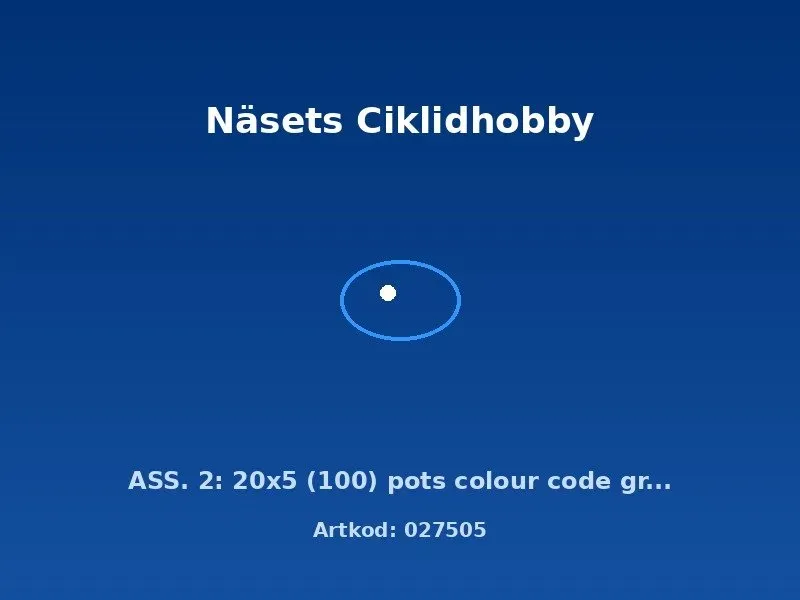 Näsets Ciklidhobby ASS. 2 akvarieväxt 100-pack grön kruka