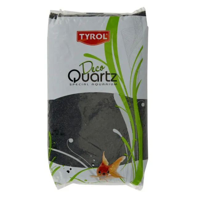 Näsets Ciklidhobby Deco Quartz Noir akvariegrus 2–3 mm 15 kg