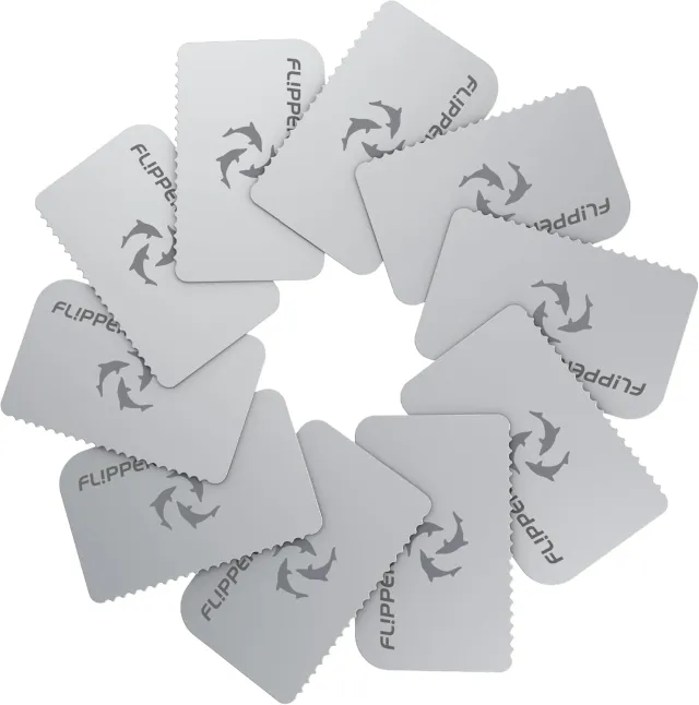 DeepSee Flipper Platinum skrapblad 10-pack reservdel