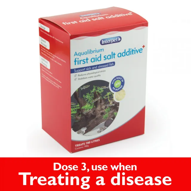 Interpet Aqualibrium First Aid Salt akvariesalt stöd vid stress