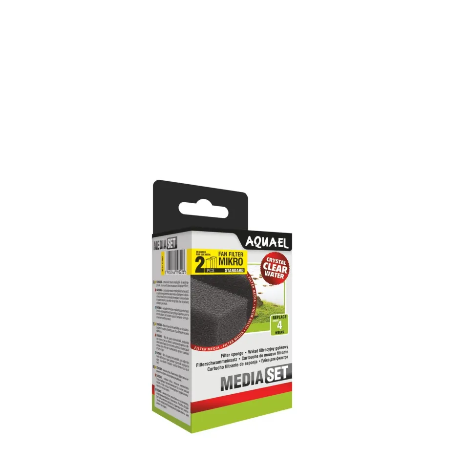 Aquael FAN Micro+ filterpatron 4-pack reservdel