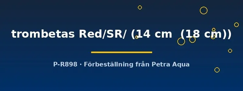 Symphysodon Trombetas Red SR diskus 14-18 cm röd