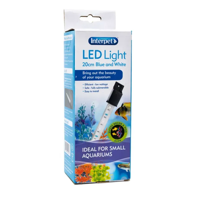 Interpet LED Light 20 cm akvarielampa blå-vit