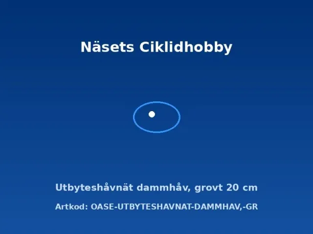 Oase utbyteshåvnät dammhåv grovt 20 cm