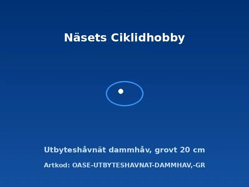 Oase utbyteshåvnät dammhåv grovt 20 cm