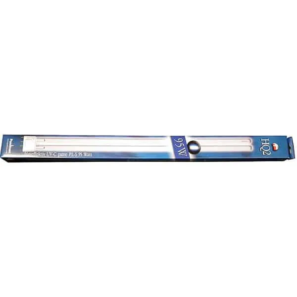 HQ2 UVC 95 W PL utbyteslysrör kvartsglas
