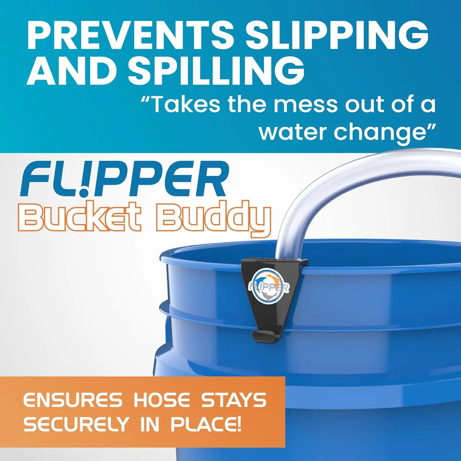 DeepSee Flipper Bucket Buddy hinkhållare vattenbyte