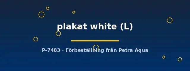 Näsets Ciklidhobby betta plakat white par L kampfisk