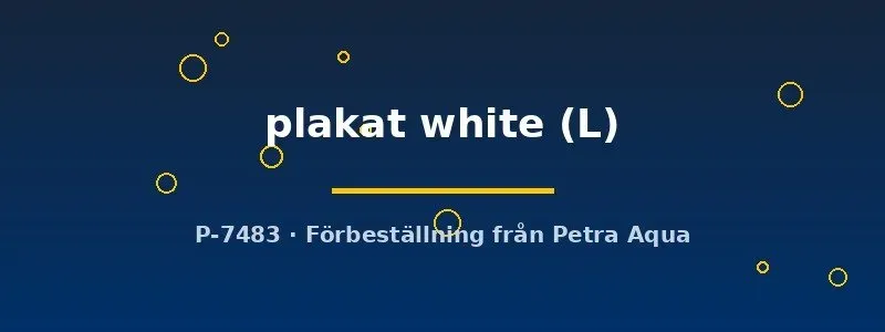 Näsets Ciklidhobby betta plakat white par L kampfisk