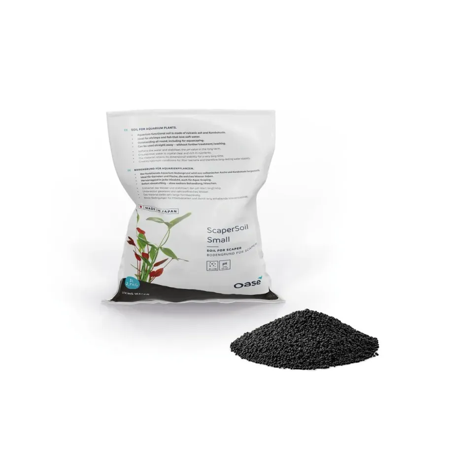 Oase ScaperLine Soil Small 3 l soil svart 1-1,5 mm