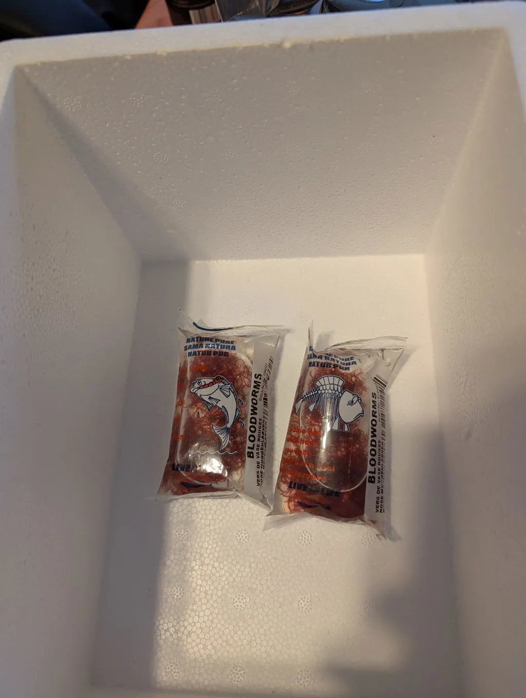 Garnelen TV röda mygglarver levandefoder 45 ml