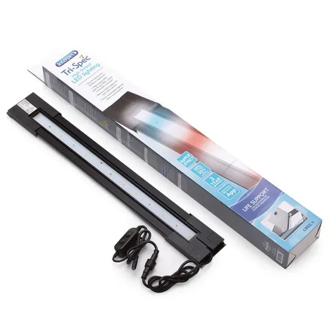 Interpet Tri-Spec HO LED akvariebelysning 69-80 cm vit/blå/röd