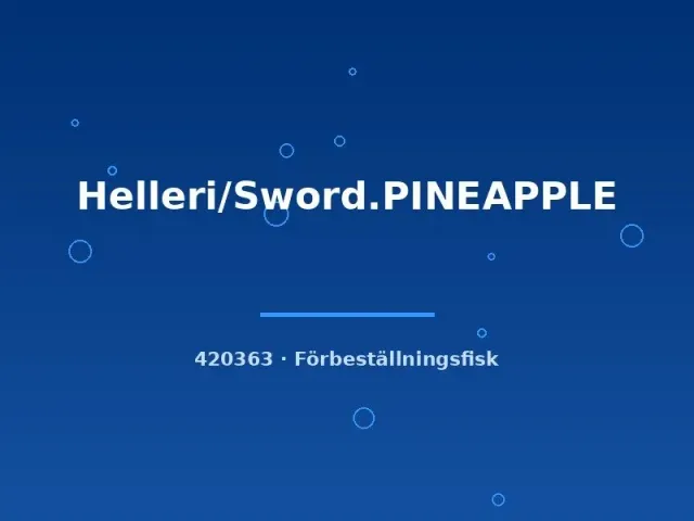Näsets Ciklidhobby Pineapple svärdbärare md-lg sällskapsfisk