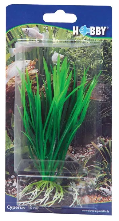 Hobby Dekorväxt Cyperus 16 cm akvariedekor plast