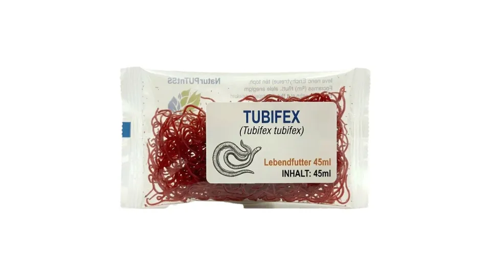 Garnelen TV Tubifex levandefoder 45 ml proteinrikt