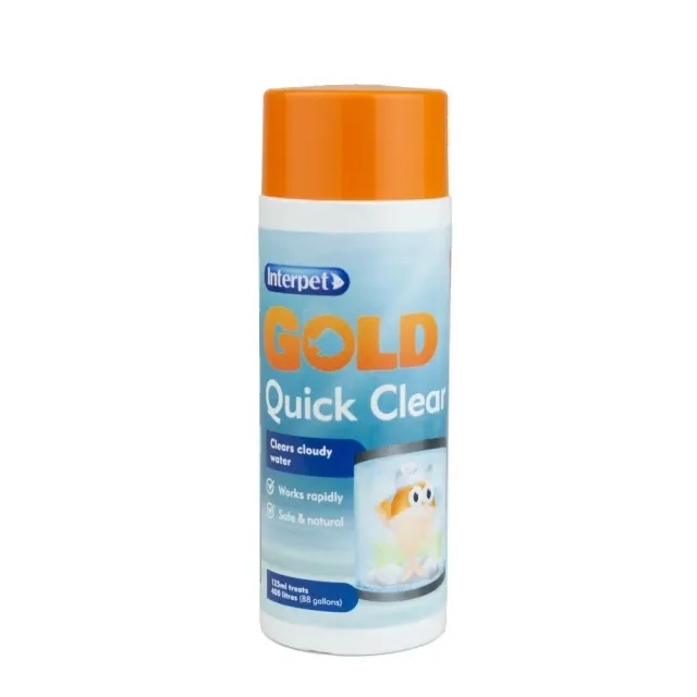 Interpet GOLD Quick Clear vattenklarare 125 ml guldfisk
