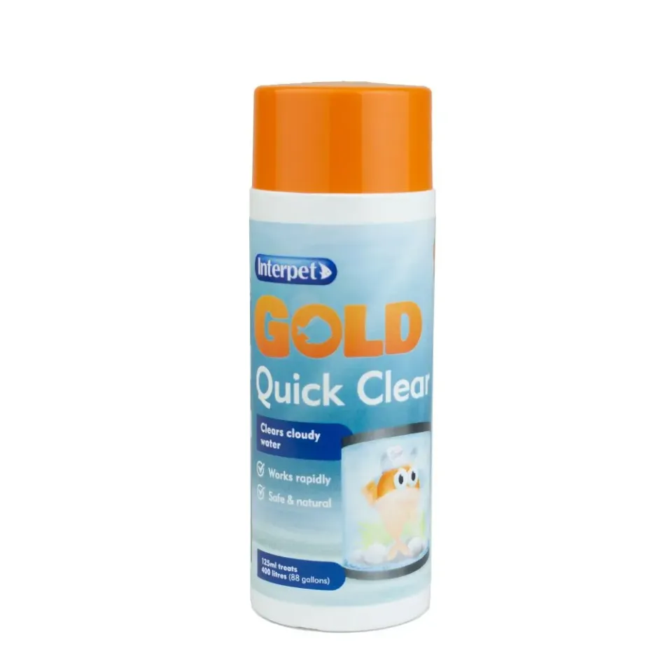 Interpet GOLD Quick Clear vattenklarare 125 ml guldfisk