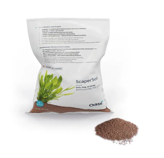Oase ScaperLine Soil 9 l akvariejord brun