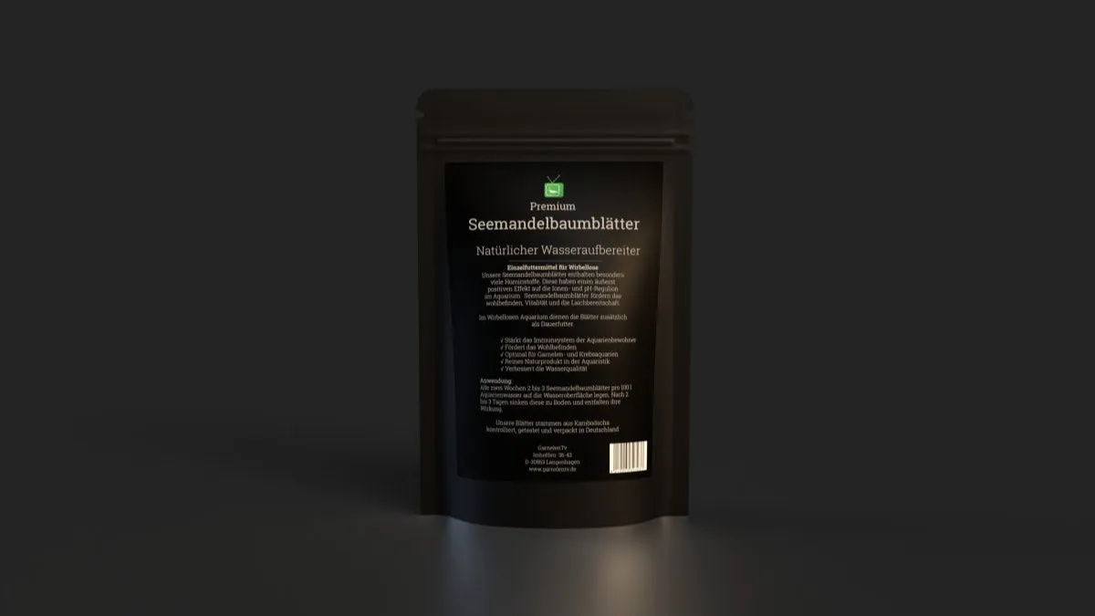Garnelen TV Premium sjömandelblad catappa naturliga