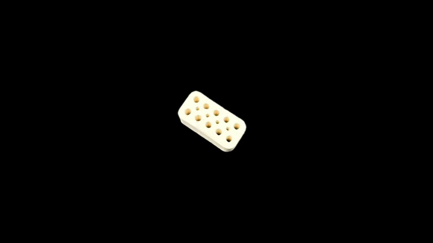 Mini-tegel vit dekoration begränsad upplaga akvarium