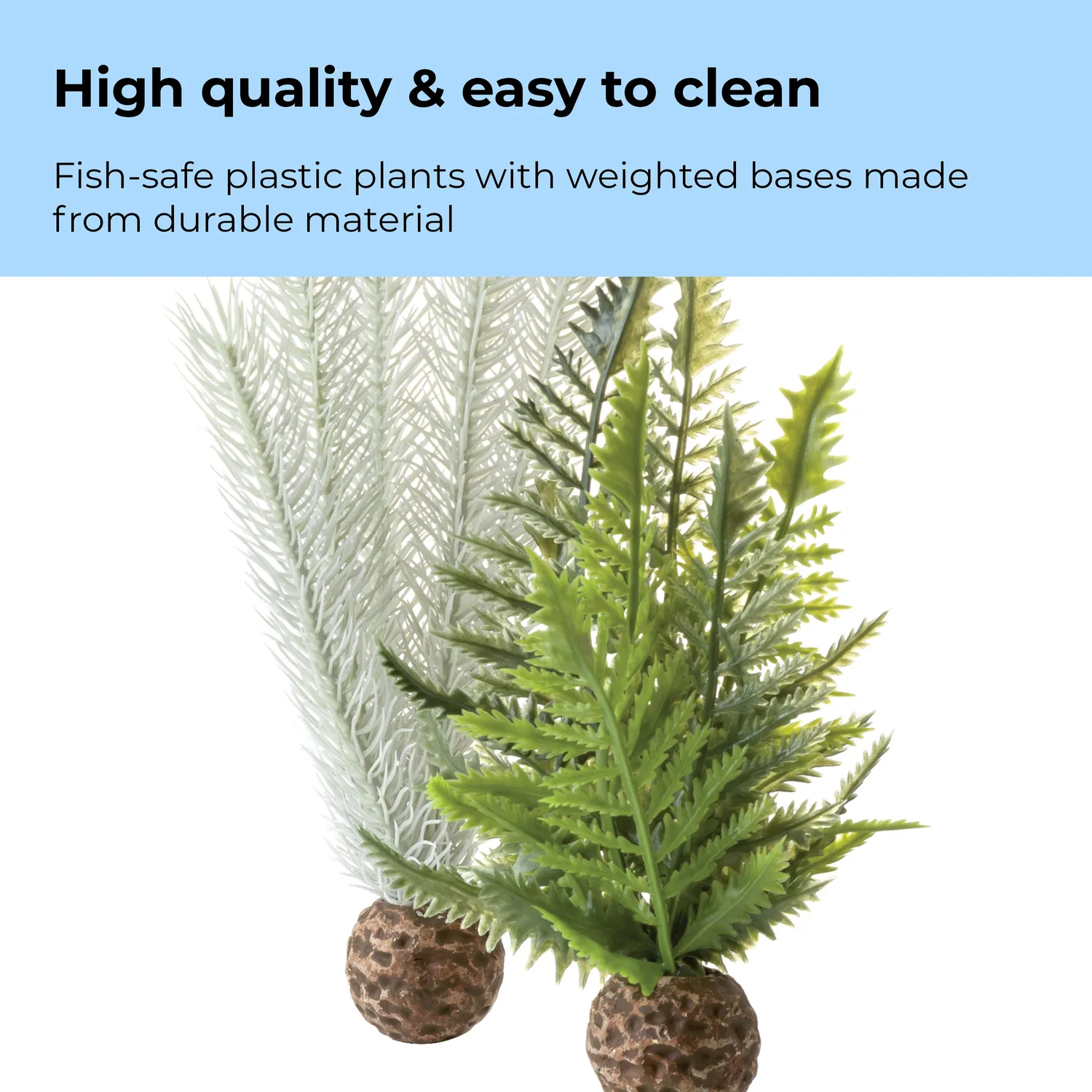 biOrb Small Thistle Fern Plant Set akvarieväxt 20 cm