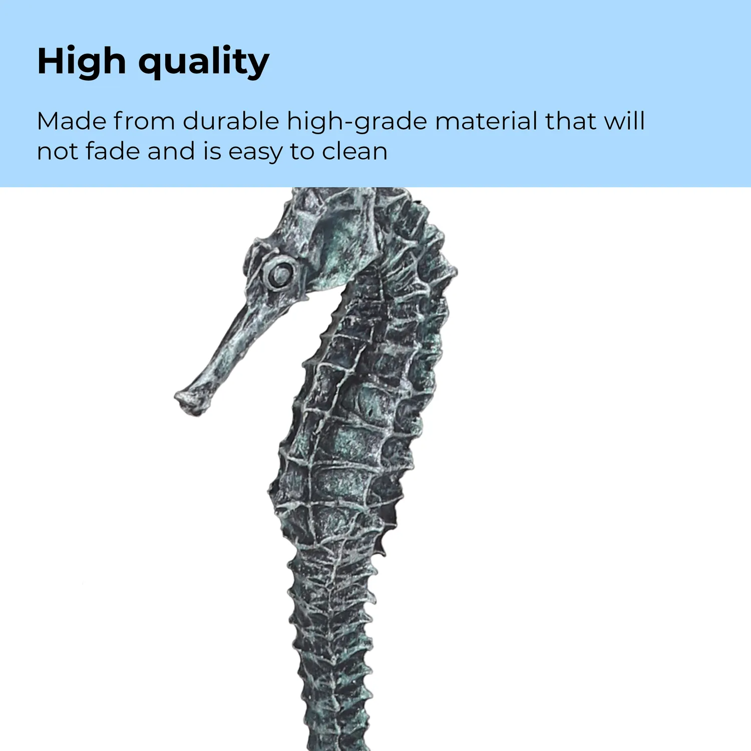 biOrb Seahorse Set akvariedekoration sjöhästar svart 3-pack