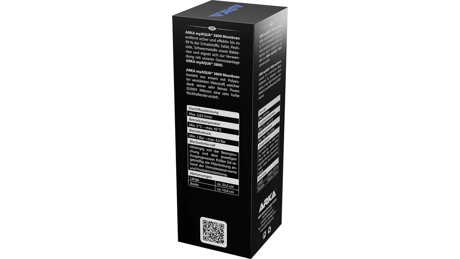 ARKA myAQUA 3800 osmosmembran ersättningsmembran