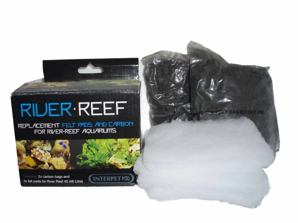 Interpet River Reef 48L filtermatta kol ersättning