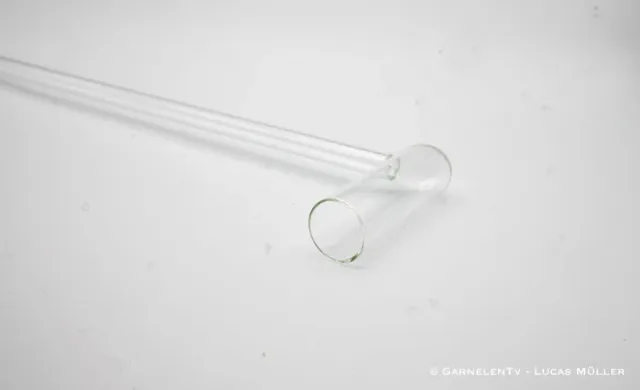 Garnelen TV selekteringspipett glas M 34 cm räkor