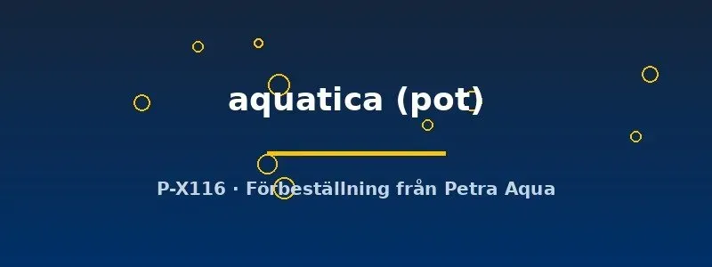Näsets Neobeckia aquatica pot akvarieväxt