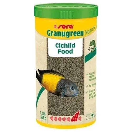 Sera Granugreen Nature ciklidfoder granulat 1000 ml