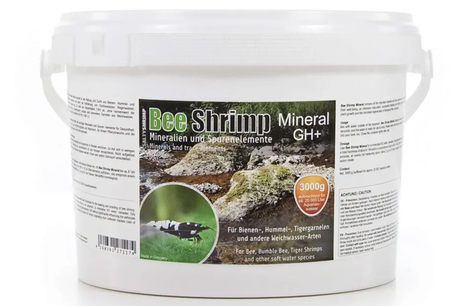 Garnelen TV Bee Shrimp Mineral GH+ salt 3000 g mjukvatten