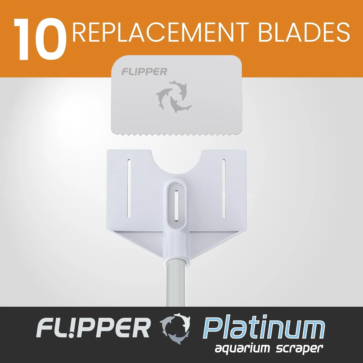 DeepSee Flipper Platinum skrapblad 10-pack reservdel